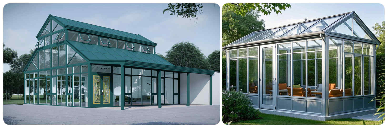 Acero vs Aluminio, Acero Galvanizado vs Aluminio, Material del Marco del Invernadero